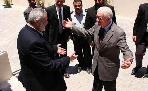 Jimmy-Carter-and-Ismail-Haniyeh