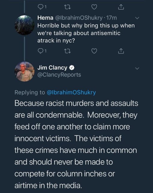 Former CNN Journalist Jim Clancy’s Vile Reaction to Antisemitic Attack on Boy Clancy-2