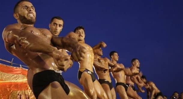 Gaza bodybuilders - AP