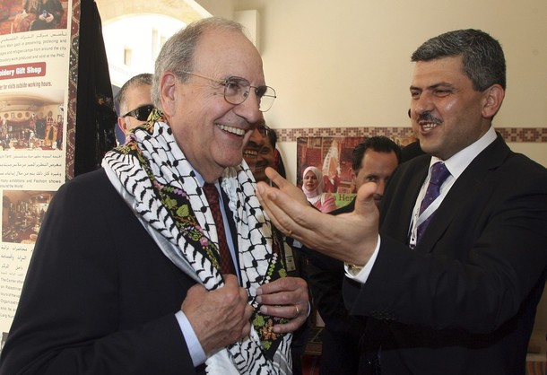 George Mitchell kaffiyeh George Mitchell kaffiyeh