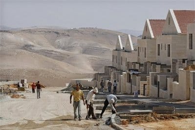 Palestinian construction workers -AP