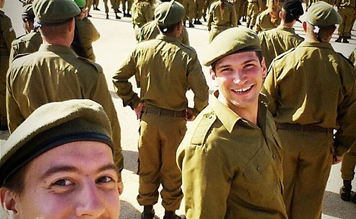 Israeli soldiers ceremony