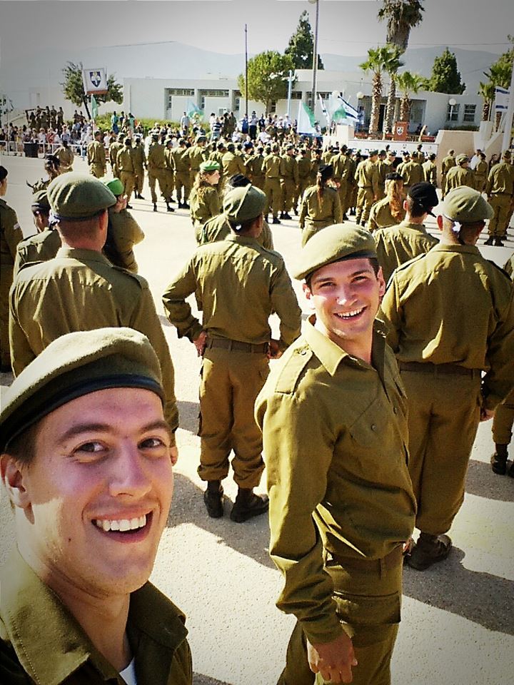 Israeli soldiers ceremony