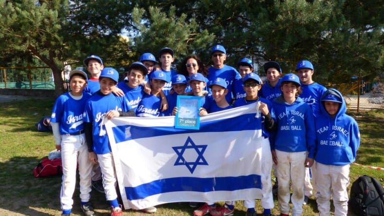 Israel Under 14 Baseball team