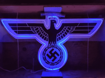 neon swastika