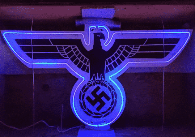 neon swastika