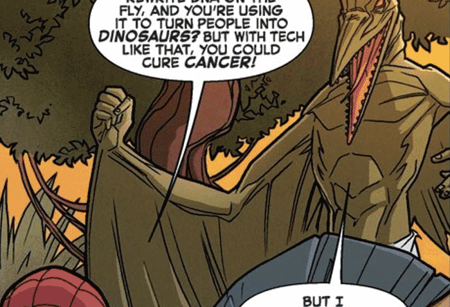 spiderman comic panel