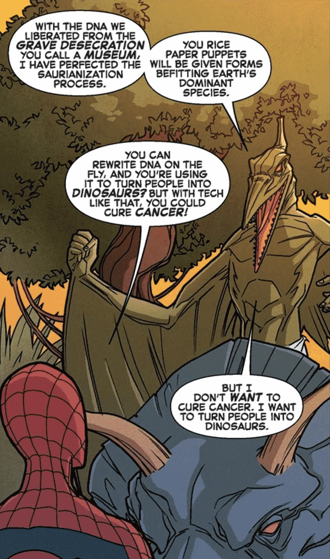 spiderman comic panel