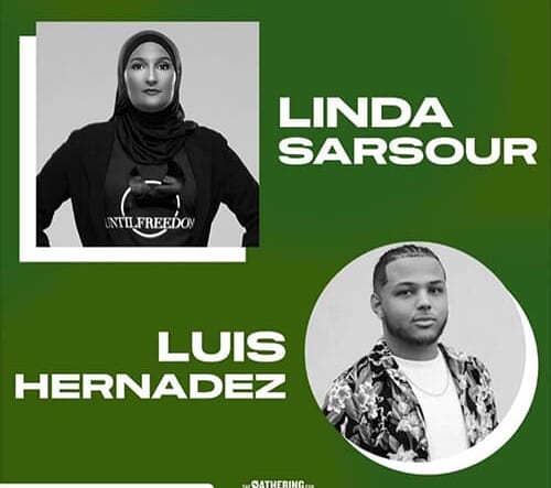 linda sarsour airbrush poster