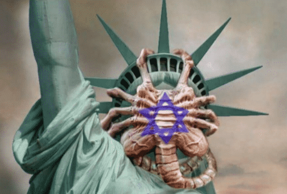 octopus statue of liberty