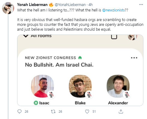 Yonah Lieberman tweet