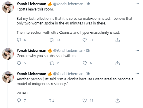 Yonah Lieberman tweet