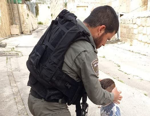 IDF soldier and boy cropped