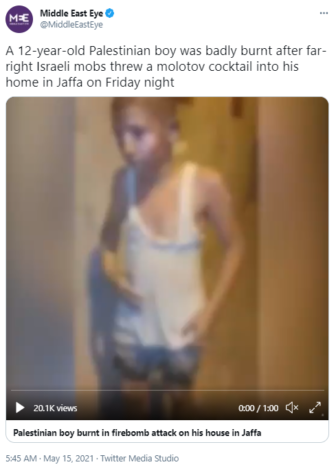 firebomb attack post