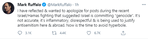 mark ruffalo tweet