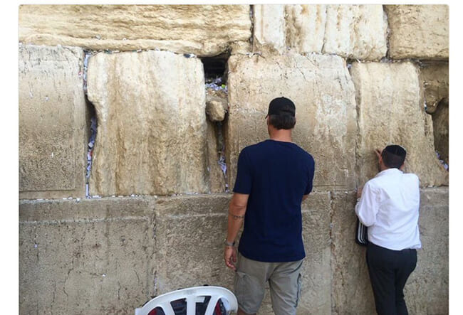cj werleman western wall graffiti