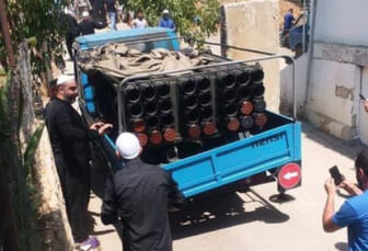 Hizbullah rocket launcher
