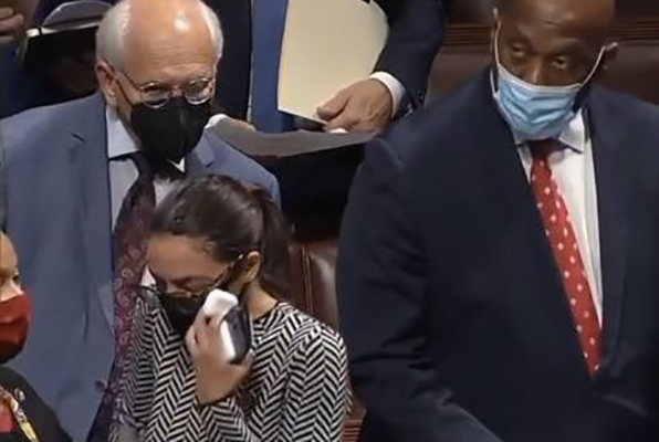 alexandria ocasio-cortez crying