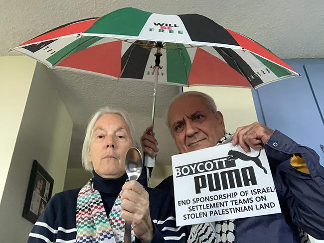 boycott puma couple