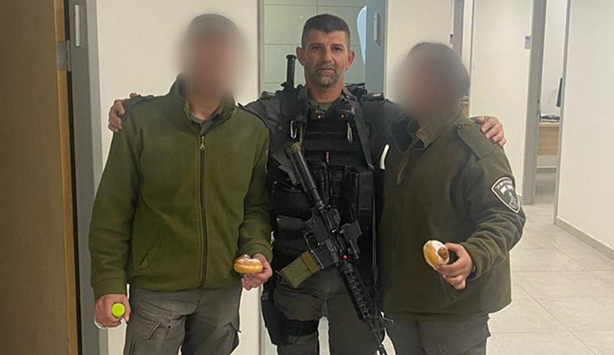 border police donuts