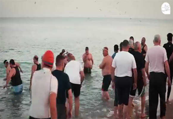 gaza swimmers