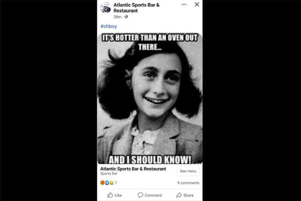 anne frank post