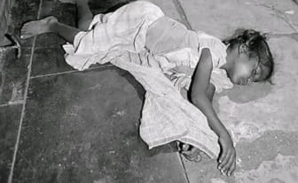 kid lying