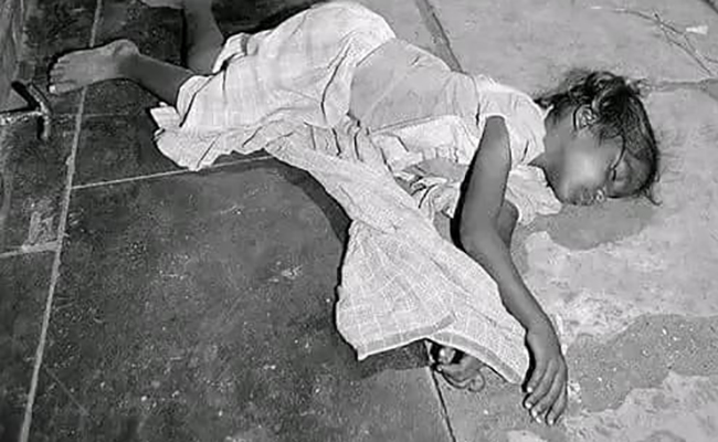 kid lying
