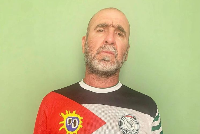 eric cantona with shirt
