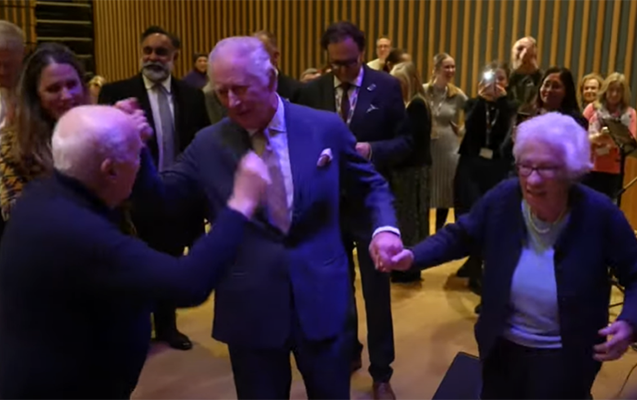 king charles dancing