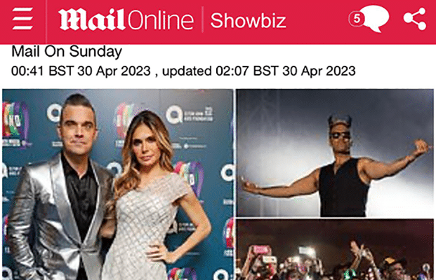 dailymail robbie williams