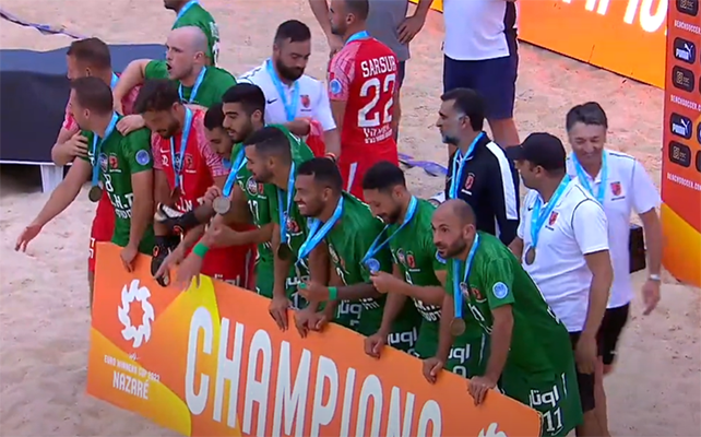 beach soccer winners