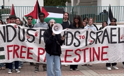 protesters bds