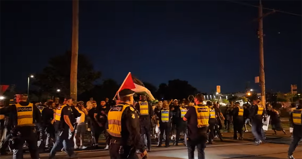 Melb protest