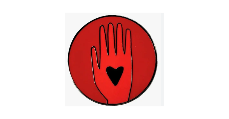 red pin