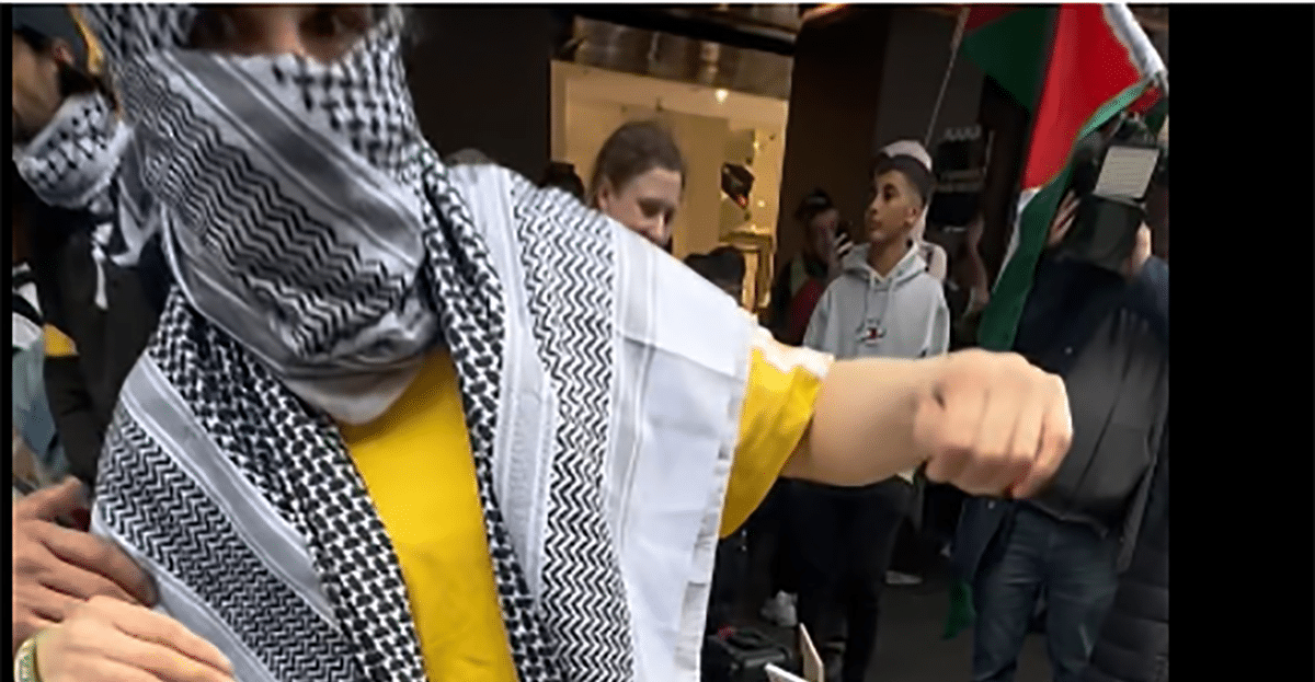 protester violence