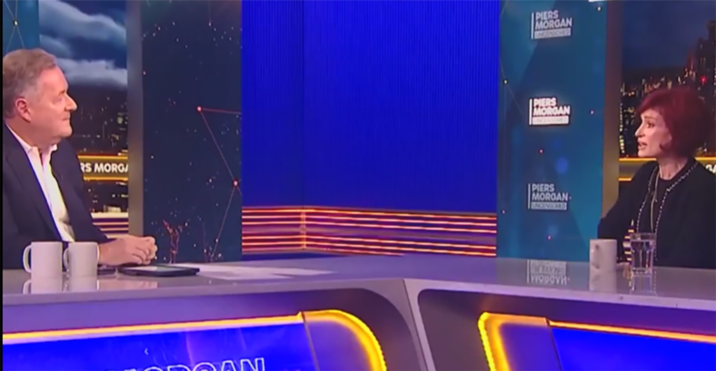 piers morgan and sharon osbourne