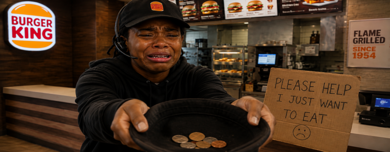 crying burger king