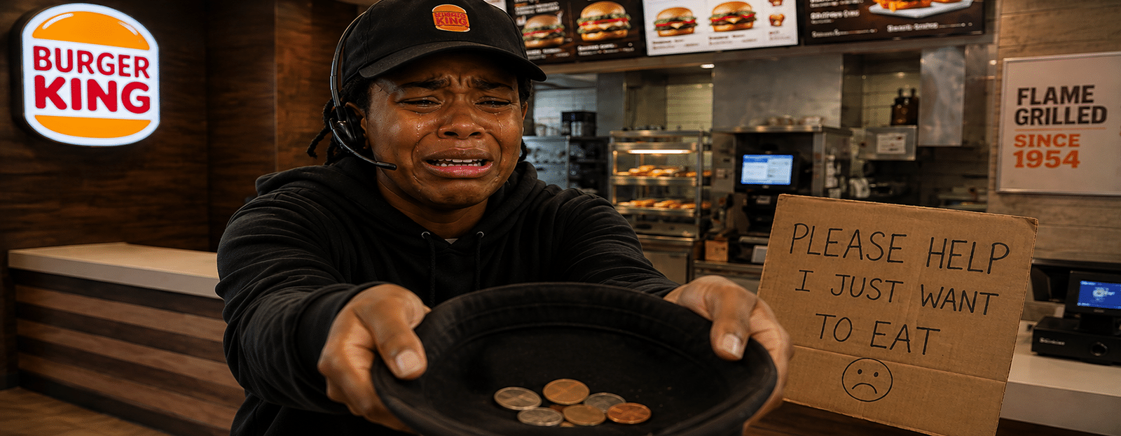 crying burger king