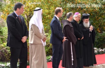 Beit Hanasi with Israeli religious leaders including Muslim