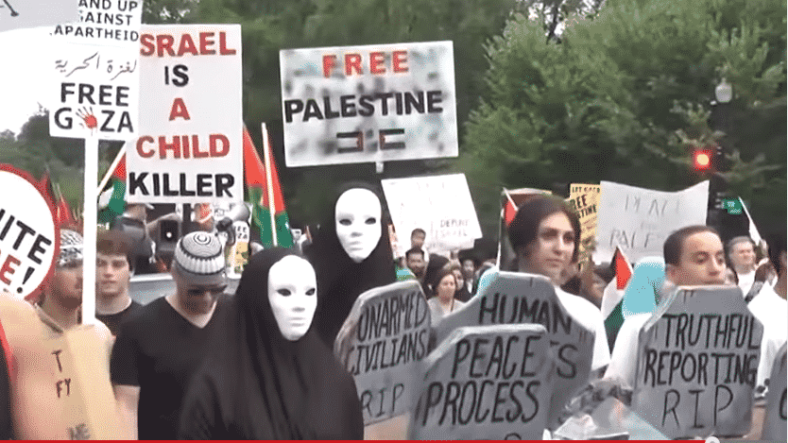 image protest against Israel