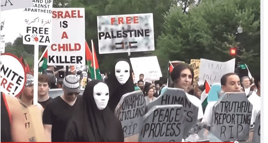 image protest against Israel