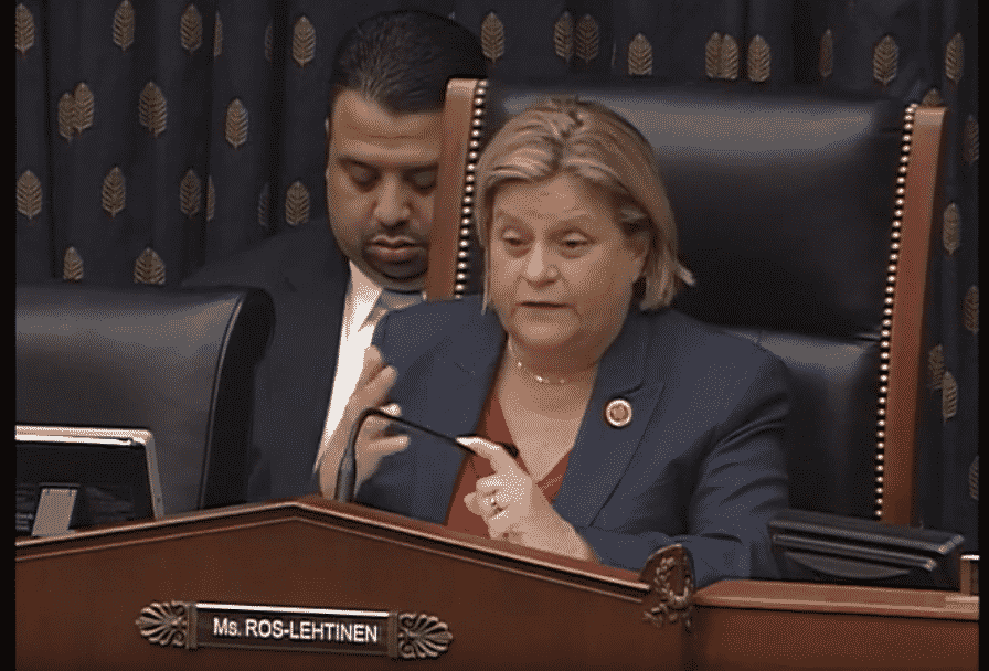 US Rep Ileana Ros-Lehtinen speaking for Israel in US committee