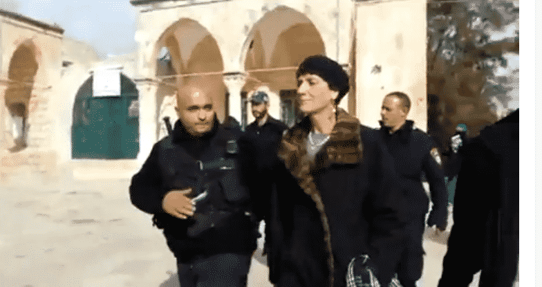 image Shul Mualem on Temple Mount visit
