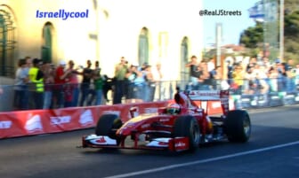 image race car in Jerusalem Formula show