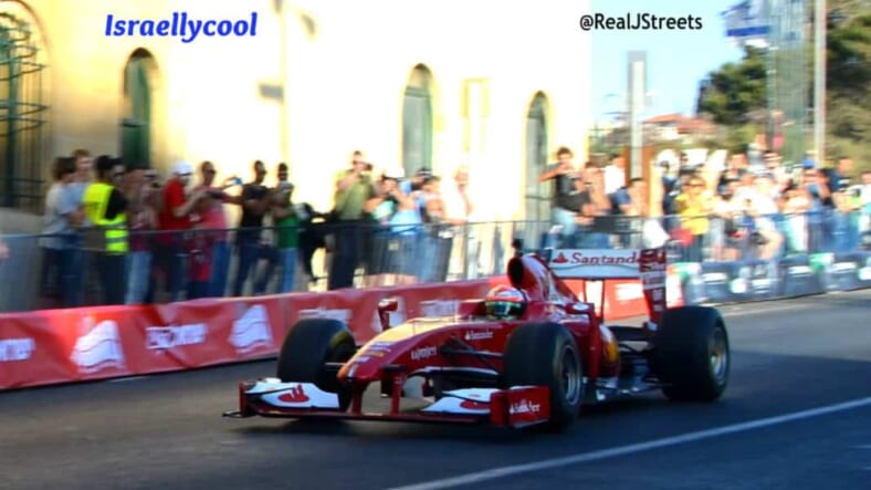 image race car in Jerusalem Formula show
