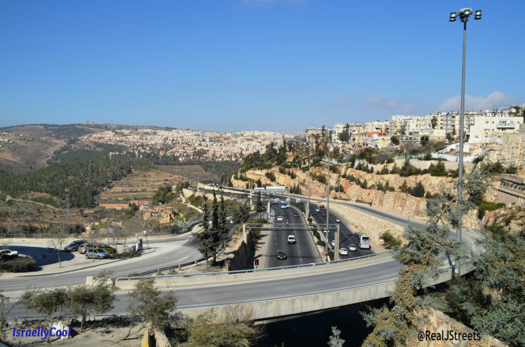 image of Jerusalem building, photo north view Jerusalem, picture occupied territory Israel