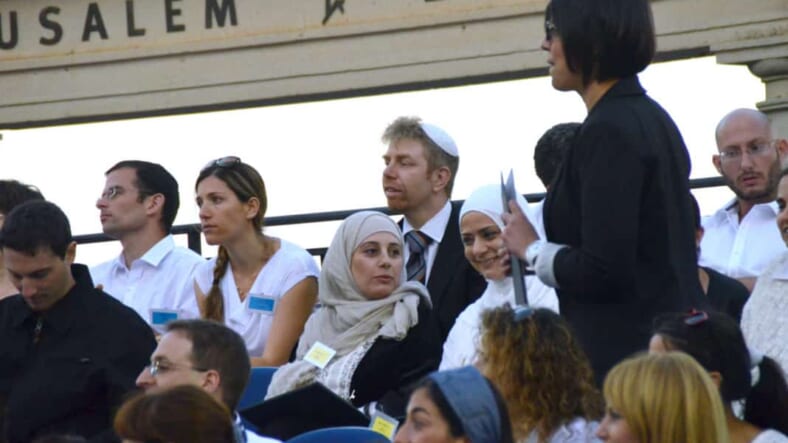 Two Muslim women at Hebrew U getting phd