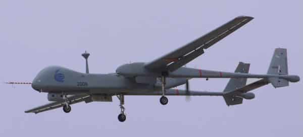 Heron UAV Flyby