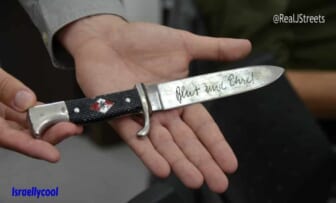 Nazi knife to kill Jews